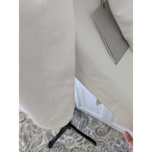 DKNY Sport Sweatshirt Womens L HighLow Bold Black Lacquer Logo Techno Athleisure - Picture 6 of 15